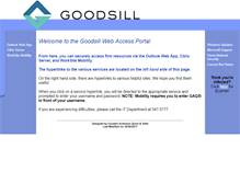 Tablet Screenshot of mail.goodsill.com